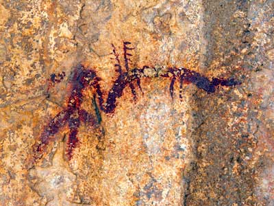 Covachos con pinturas rupestres de Mallata